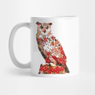 Portrait of the great vintage owl. Owl, owl Mug